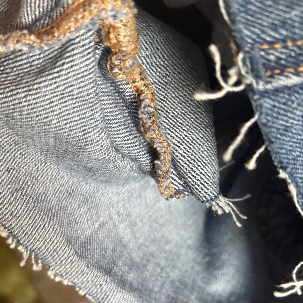 Old Navy Medium Blue Denim Overall Dress with Front Bib Pocket - Picture 6 of 6